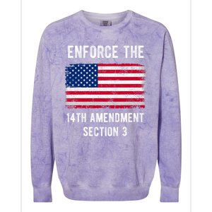 Enforce The 14th Amendment Section 3 Colorblast Crewneck Sweatshirt