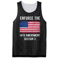 Enforce The 14th Amendment Section 3 Mesh Reversible Basketball Jersey Tank