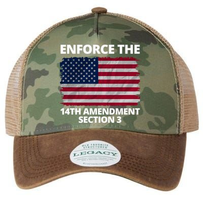 Enforce The 14th Amendment Section 3 Legacy Tie Dye Trucker Hat