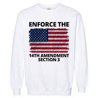 Enforce The 14th Amendment Section 3 Garment-Dyed Sweatshirt