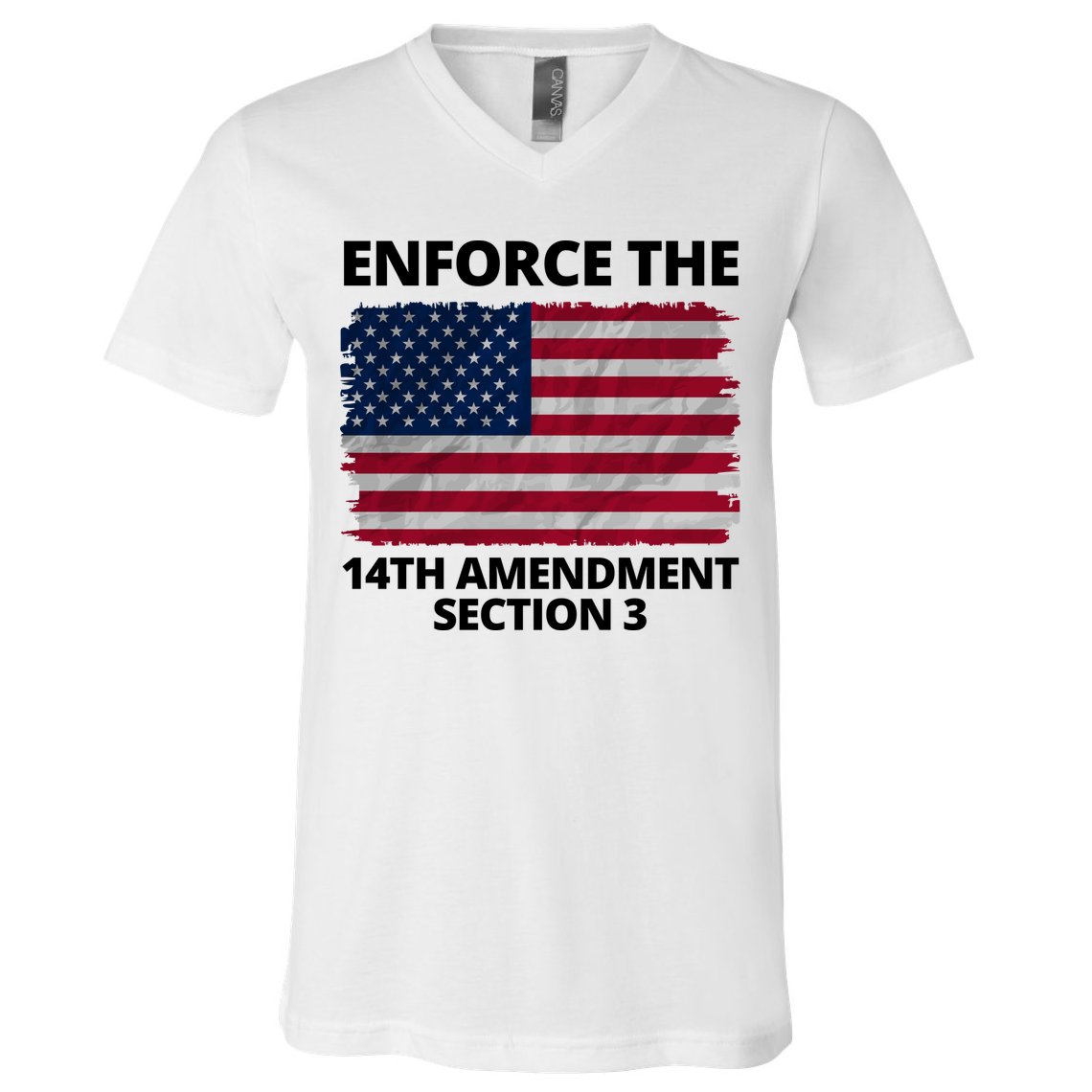 Enforce The 14th Amendment Section 3 V-Neck T-Shirt