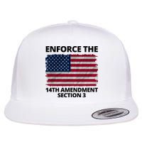 Enforce The 14th Amendment Section 3 Flat Bill Trucker Hat