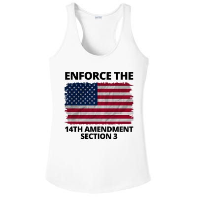 Enforce The 14th Amendment Section 3 Ladies PosiCharge Competitor Racerback Tank