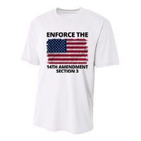 Enforce The 14th Amendment Section 3 Youth Performance Sprint T-Shirt