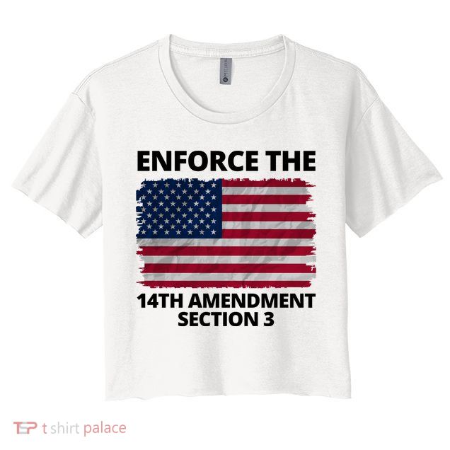 Enforce The 14th Amendment Section 3 Crop Top