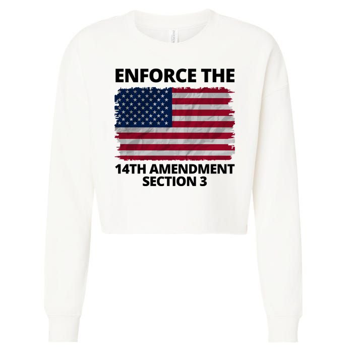 Enforce The 14th Amendment Section 3 Cropped Pullover Crew