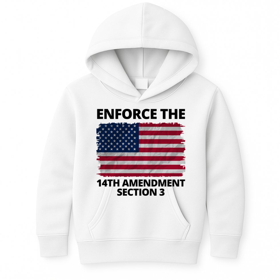 Enforce The 14th Amendment Section 3 Kids Hoodie