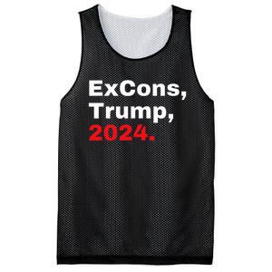 Excons Trump 2024 Trump Vance Mesh Reversible Basketball Jersey Tank