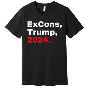 Excons Trump 2024 Trump Vance Premium T-Shirt