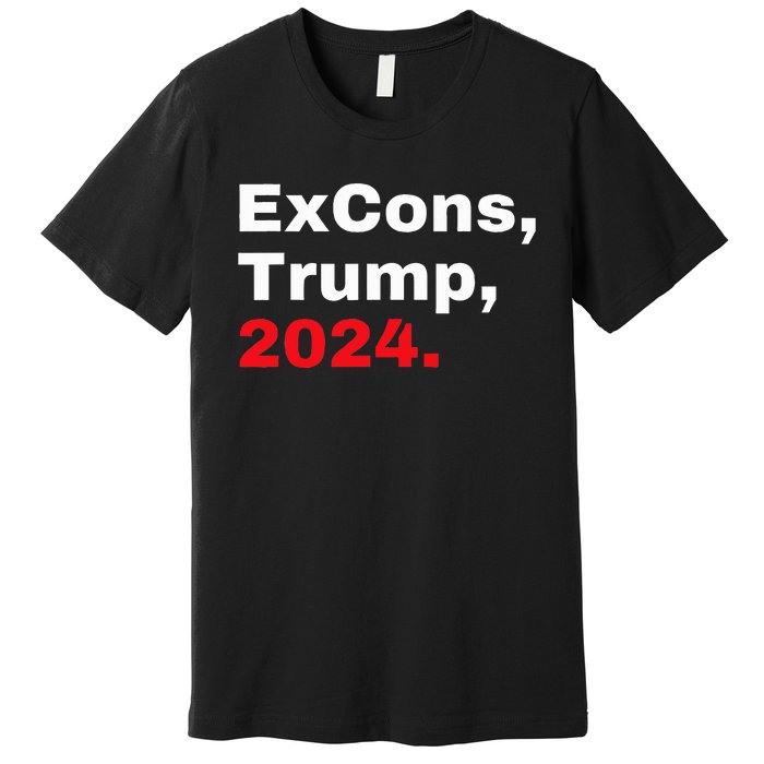 Excons Trump 2024 Trump Vance Premium T-Shirt