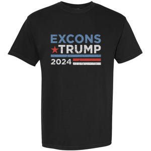 Excons Trump 2024 Trump Vance Funny Hilarious Garment-Dyed Heavyweight T-Shirt