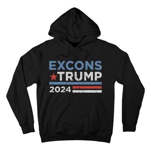 Excons Trump 2024 Trump Vance Funny Hilarious Hoodie