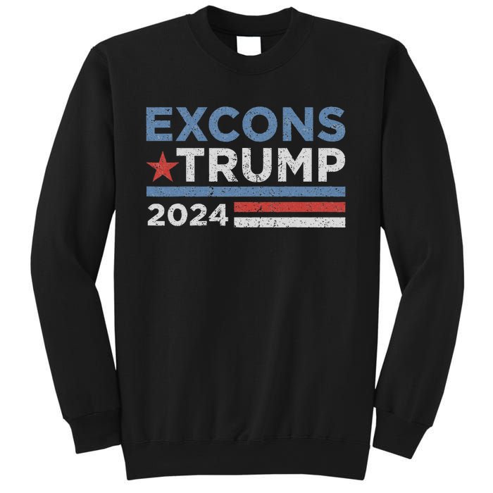 Excons Trump 2024 Trump Vance Funny Hilarious Sweatshirt