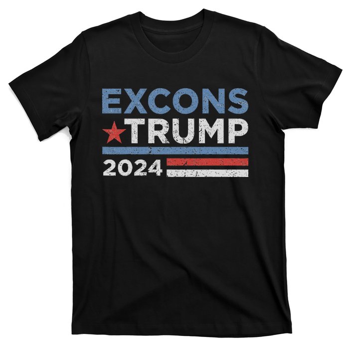 Excons Trump 2024 Trump Vance Funny Hilarious T-Shirt