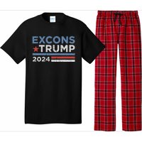 Excons Trump 2024 Trump Vance Funny Hilarious Pajama Set