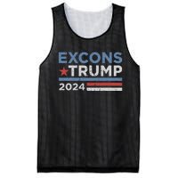 Excons Trump 2024 Trump Vance Funny Hilarious Mesh Reversible Basketball Jersey Tank