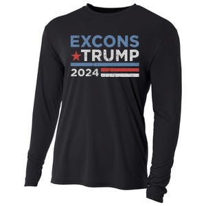 Excons Trump 2024 Trump Vance Funny Hilarious Cooling Performance Long Sleeve Crew