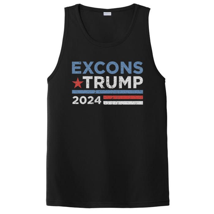 Excons Trump 2024 Trump Vance Funny Hilarious PosiCharge Competitor Tank