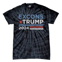 Excons Trump 2024 Trump Vance Funny Hilarious Tie-Dye T-Shirt