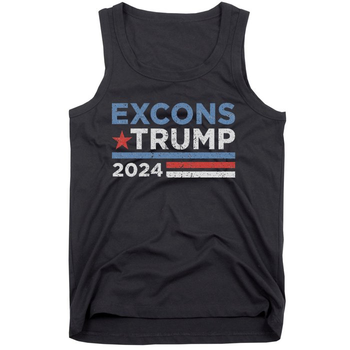 Excons Trump 2024 Trump Vance Funny Hilarious Tank Top