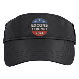 Excons Trump 2024 Trump Vance Adult Drive Performance Visor