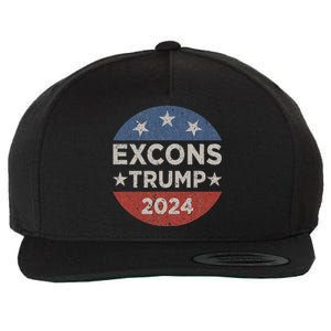 Excons Trump 2024 Trump Vance Wool Snapback Cap