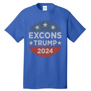 Excons Trump 2024 Trump Vance Tall T-Shirt