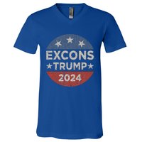 Excons Trump 2024 Trump Vance V-Neck T-Shirt