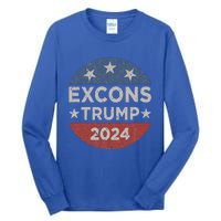 Excons Trump 2024 Trump Vance Tall Long Sleeve T-Shirt