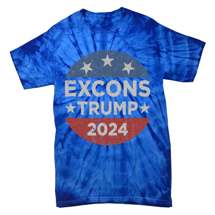 Excons Trump 2024 Trump Vance Tie-Dye T-Shirt