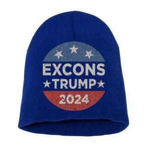 Excons Trump 2024 Trump Vance Short Acrylic Beanie