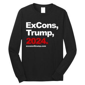 Excons Trump 2024 Long Sleeve Shirt