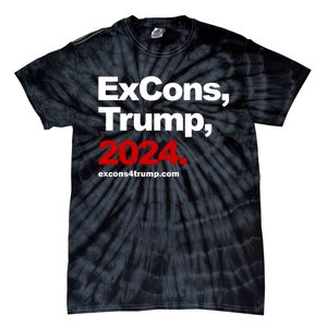 Excons Trump 2024 Tie-Dye T-Shirt