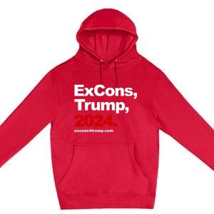 Excons Trump 2024 Premium Pullover Hoodie