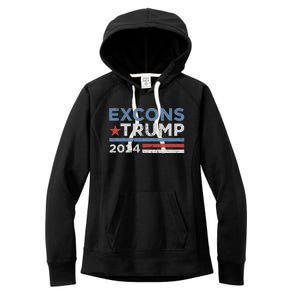 Excons Trump 2024 Trump Vance Women's Fleece Hoodie