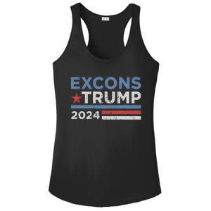 Excons Trump 2024 Trump Vance Ladies PosiCharge Competitor Racerback Tank