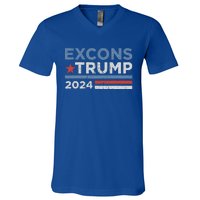 Excons Trump 2024 Trump Vance V-Neck T-Shirt