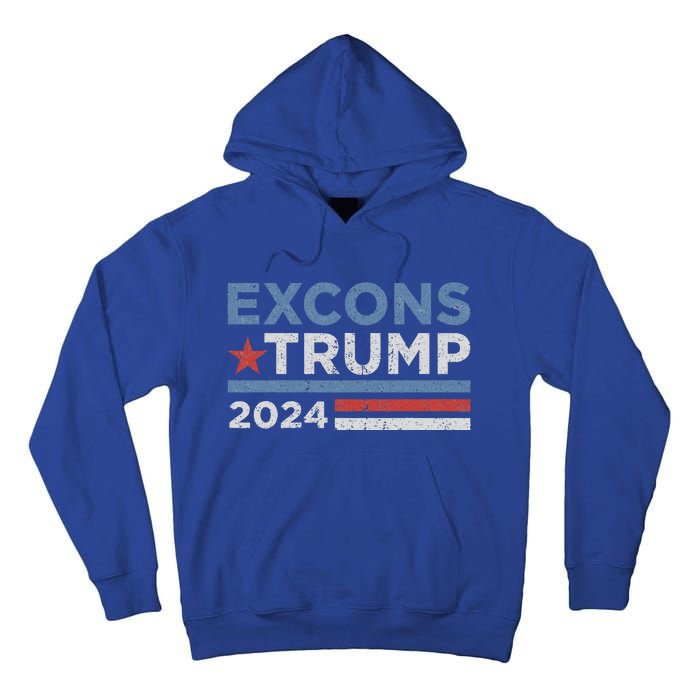 Excons Trump 2024 Trump Vance Tall Hoodie