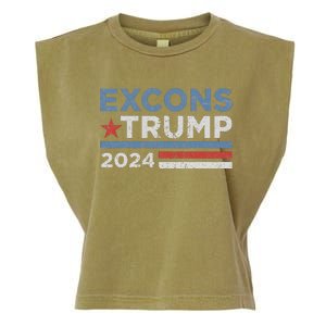 Excons Trump 2024 Trump Vance Garment-Dyed Women's Muscle Tee