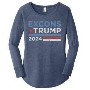 Excons Trump 2024 Trump Vance Women's Perfect Tri Tunic Long Sleeve Shirt