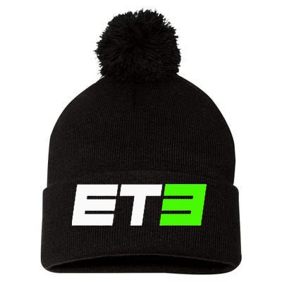 E.L.I Tomac 3 E.T.3 Motocross And Supercross Fan Pom Pom 12in Knit Beanie