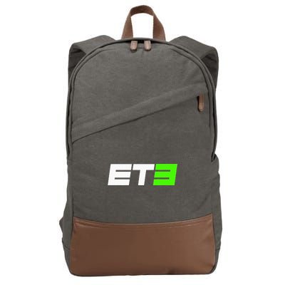 E.L.I Tomac 3 E.T.3 Motocross And Supercross Fan Cotton Canvas Backpack