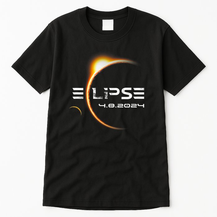 Eclipse Totality 4.08.2024 Total Solar Eclipse 2024 Tall T-Shirt