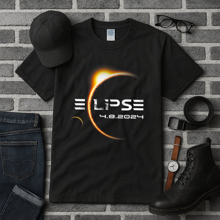 Eclipse Totality 4.08.2024 Total Solar Eclipse 2024 Tall T-Shirt