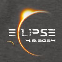 Eclipse Totality 4.08.2024 Total Solar Eclipse 2024 Vector Backpack