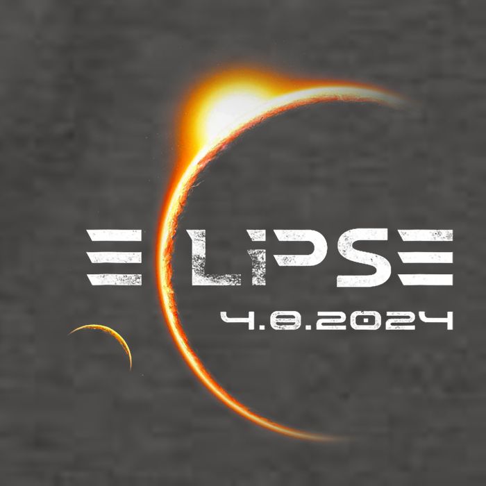 Eclipse Totality 4.08.2024 Total Solar Eclipse 2024 Vector Backpack