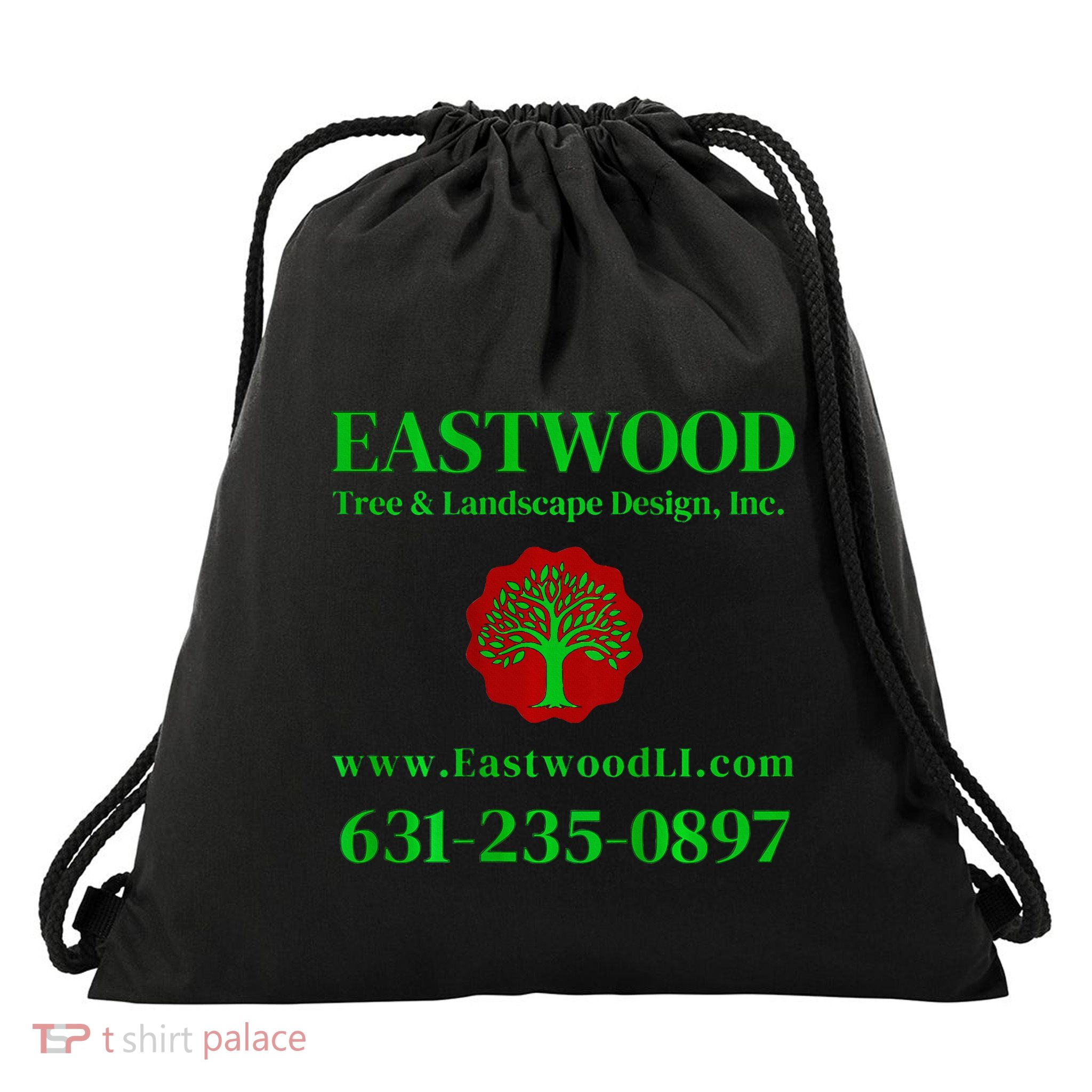 Eastwood Tree And Landscape Drawstring Bag