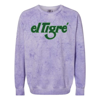 El Tigre Arctic Cat Vintage Image Up To Black Or Gray Cat Irish Colorblast Crewneck Sweatshirt