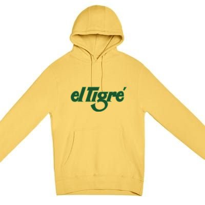 El Tigre Arctic Cat Vintage Image Up To Black Or Gray Cat Irish Premium Pullover Hoodie