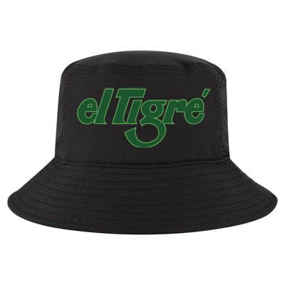 El Tigre Arctic Cat Vintage Image Up To Black Or Gray Cat Irish Cool Comfort Performance Bucket Hat